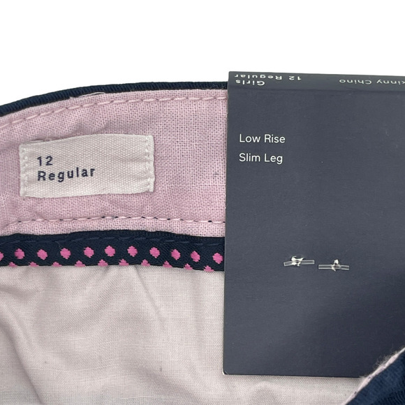 Gap Low Rise Slim Leg Skinny Chino Pants Size 12 - Picture 5 of 7